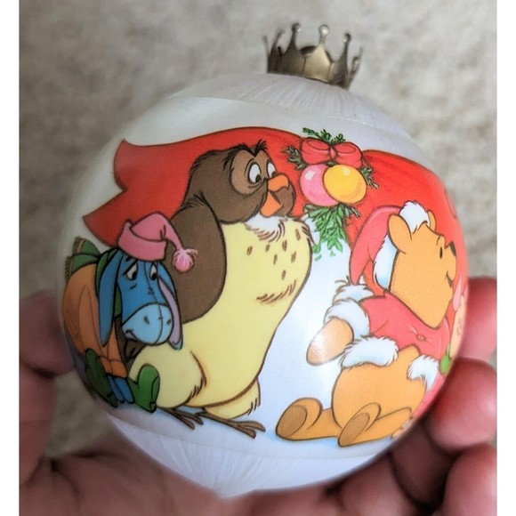 Hallmark Baby's 2nd Christmas 1984 Winnie the Pooh Satin Ball Ornament - Picture 5 of 8